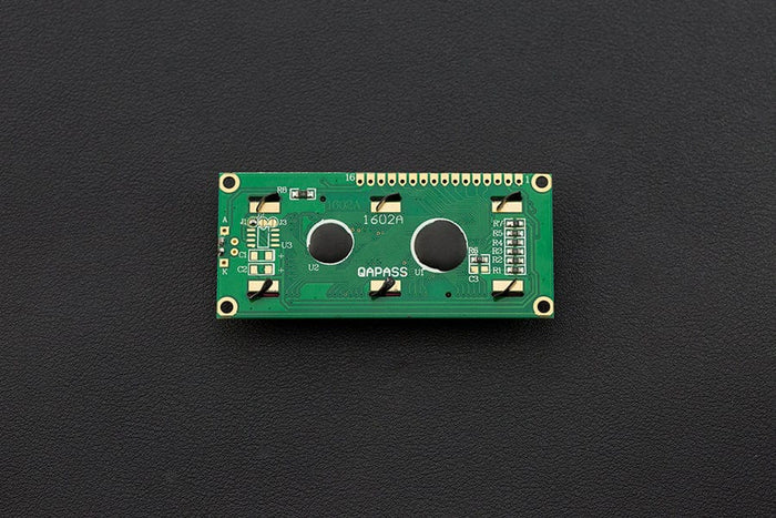 Basic 16x2 Character LCD - Black on Yellow 5V [Discontinued] by DFRobot - The Pi Hut