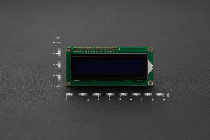 Basic 16x2 Character LCD - White on Blue 5V by DFRobot - The Pi Hut