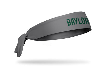Baylor University: Wordmark Gray Flex Tie Headband - View 2