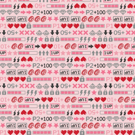 Be My Player 2 Icons Fabric, Camelot