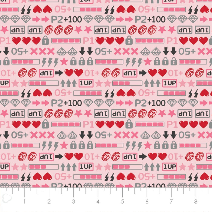 Be My Player 2 Icons Fabric, Camelot