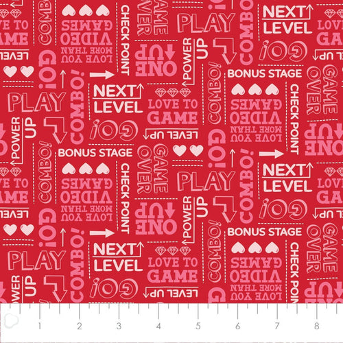 Be My Player 2 Words Red Fabric, Camelot