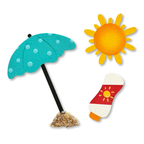 Beach Day Magnets S/3