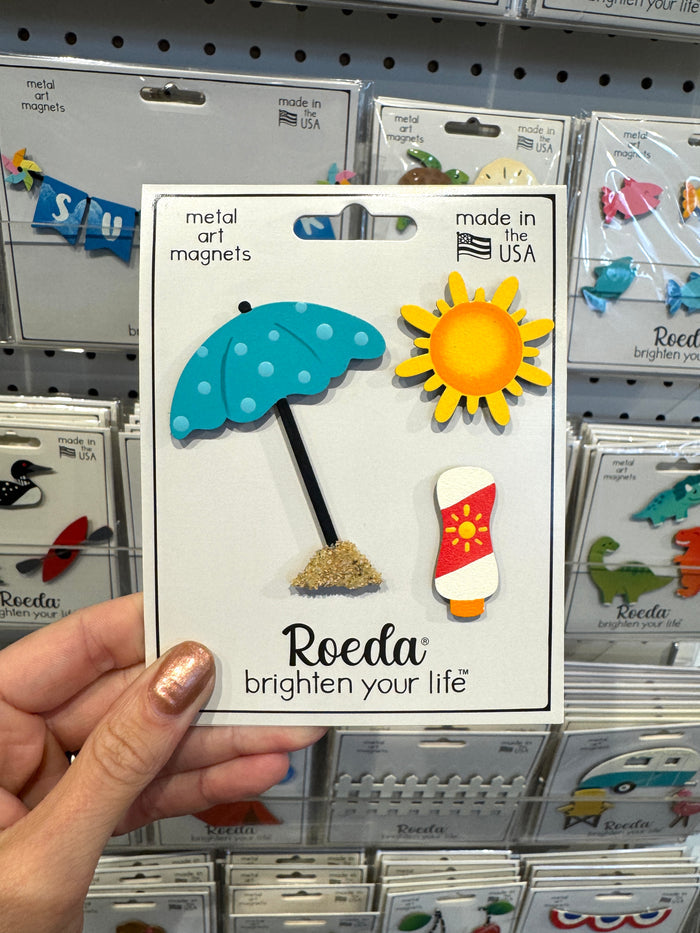 Beach Day Magnets S/3