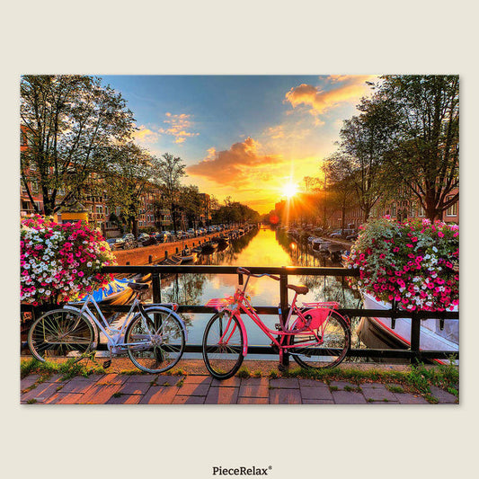 Bicycles, bridges, and blooming streets — discover the everyday beauty of Holland’s cityscape.