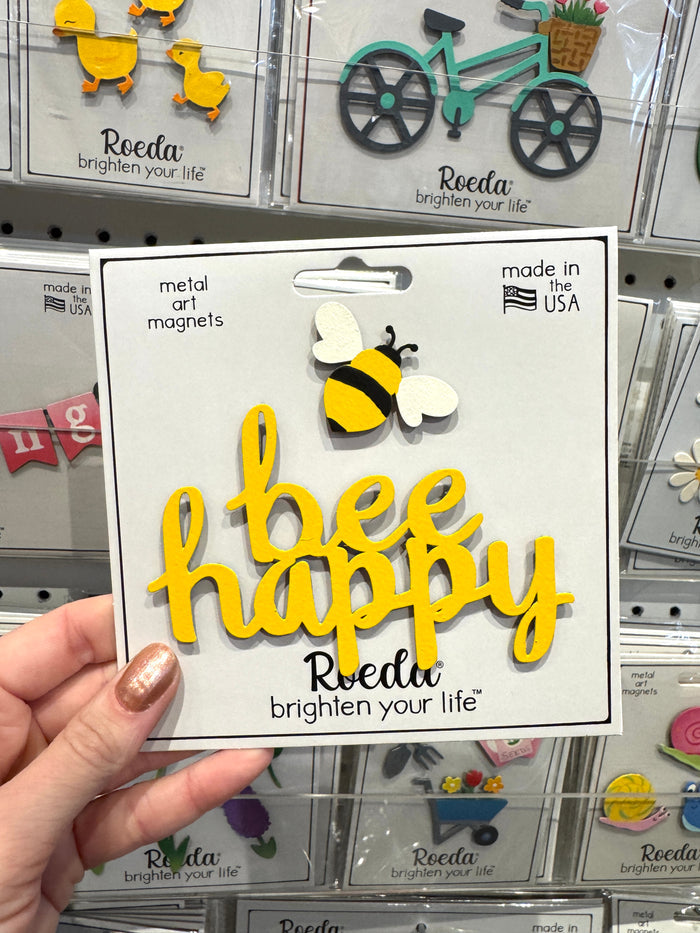 Bee Happy Magnets S/2