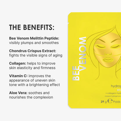 Bee Venom Hydrogel Face Mask - Box of 4