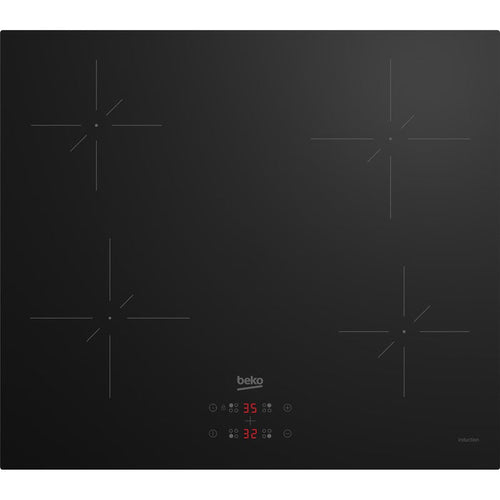 Beko CIHYQI21B 60cm 4 Zone Ceramic Induction Hob Black