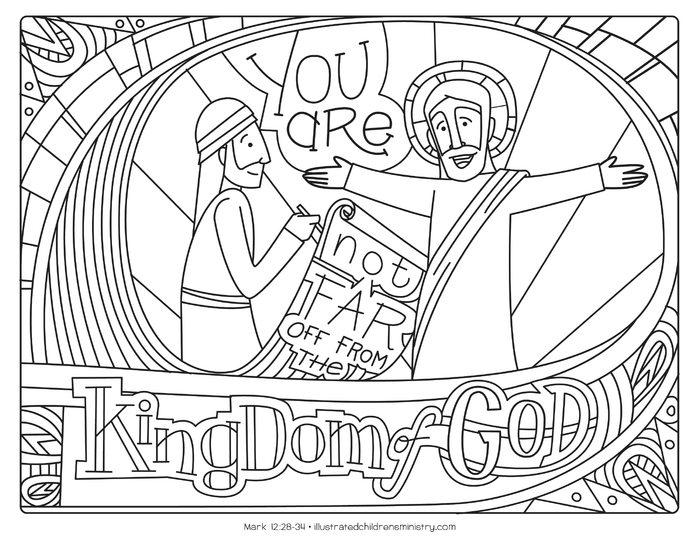 Bible Story Coloring Pages: Fall Worship Resource