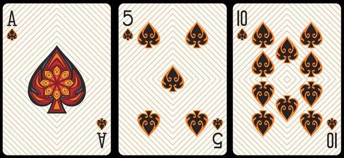 Bicycle Elemental Fire Playing Cards by Collectable Playing Cards