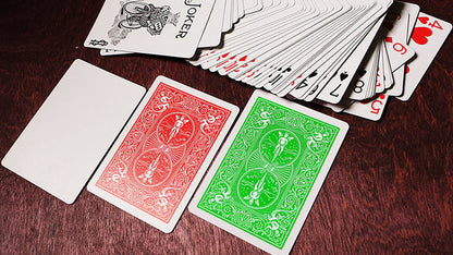 Bicycle Green Rider Back Playing Cards by US Playing Card Co.