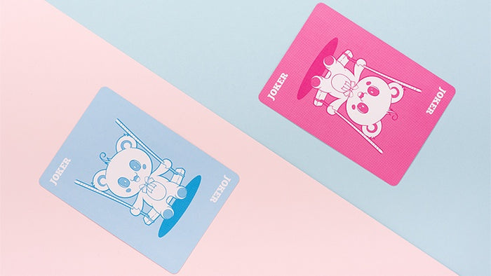 Bicycle Lovely Bear Playing Cards - Light Blue (Limited Edition) Playing Cards by US Playing Card Co.