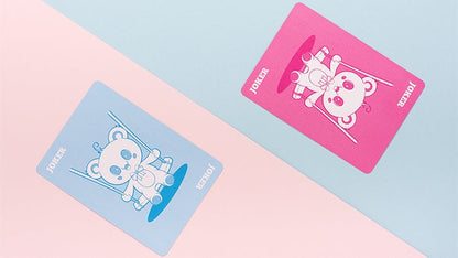 Bicycle Lovely Bear Playing Cards - Light Blue (Limited Edition) Playing Cards by US Playing Card Co.