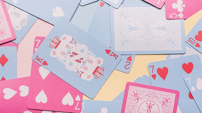 Bicycle Lovely Bear Playing Cards - Light Blue (Limited Edition) Playing Cards by US Playing Card Co.