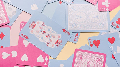 Bicycle Lovely Bear Playing Cards - Light Blue (Limited Edition) Playing Cards by US Playing Card Co.
