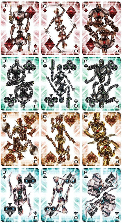 Bicycle Robotics Playing Cards by Collectable Playing Cards