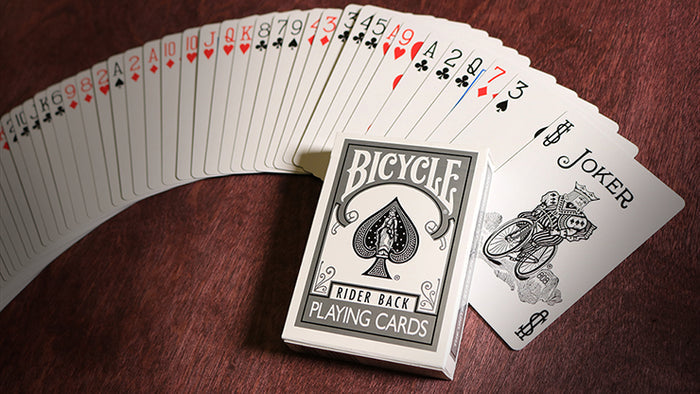 Bicycle Silver Rider Back Playing Cards Playing Cards by US Playing Card Co.