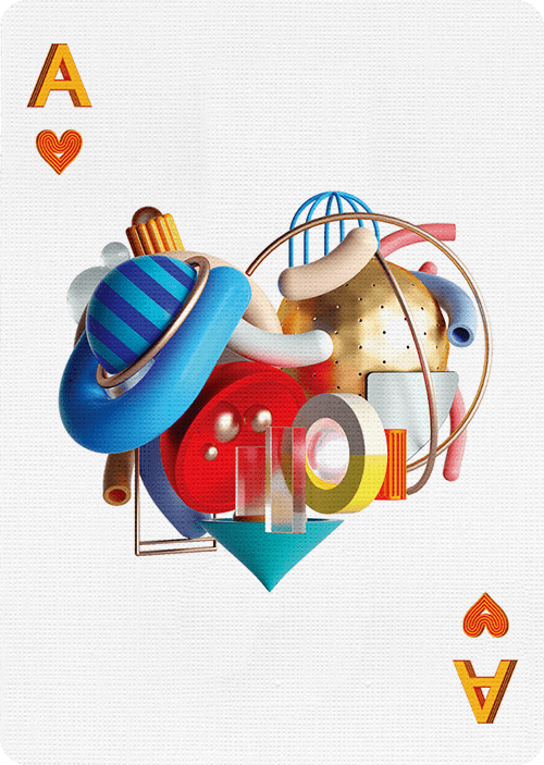 Bicycle Surrealism Playing Cards by Riffle Shuffle Playing Card Company