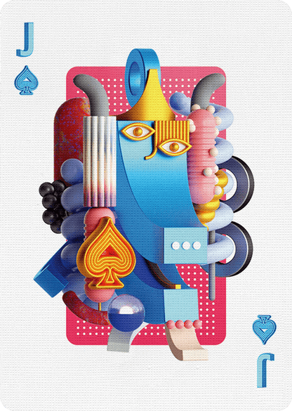 Bicycle Surrealism Playing Cards by Riffle Shuffle Playing Card Company