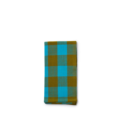 Big Gingham Napkin 2 in Blue (Set of 2)