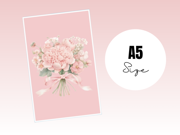 Binder Dashboard | Coquette | A5 Rings | Flowers