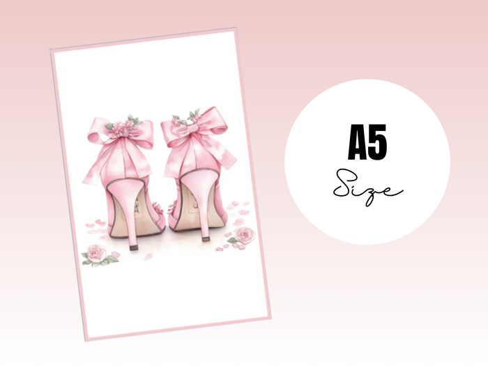 Binder Dashboard | Coquette | A5 Rings | Heels