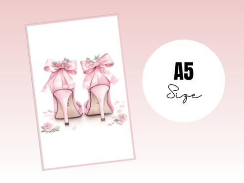 Binder Dashboard | Coquette | A5 Rings | Heels