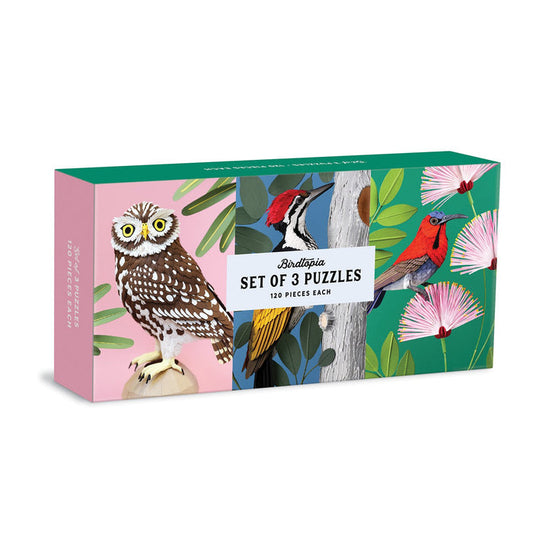 Birdtopia Jigsaw Puzzle Set 100 Piece Puzzles Diana Beltran Herrera