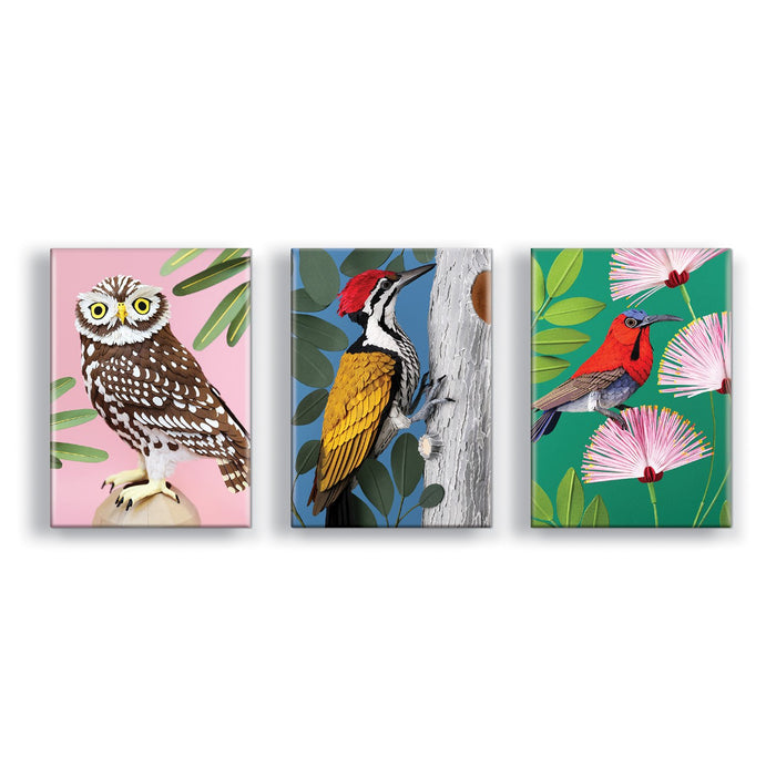Birdtopia Jigsaw Puzzle Set 100 Piece Puzzles Diana Beltran Herrera