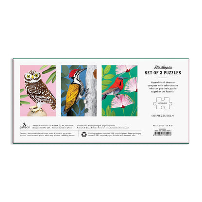 Birdtopia Jigsaw Puzzle Set 100 Piece Puzzles Diana Beltran Herrera