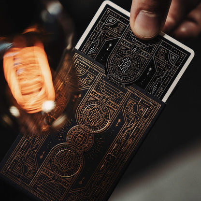 Bitcoin (Black) Playing Cards by Patrick Kun
