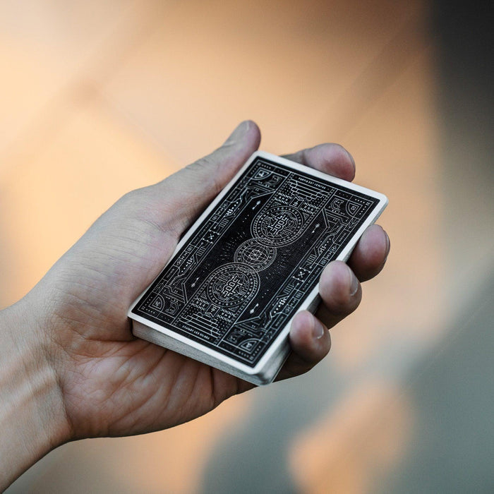 Bitcoin (Black) Playing Cards by Patrick Kun