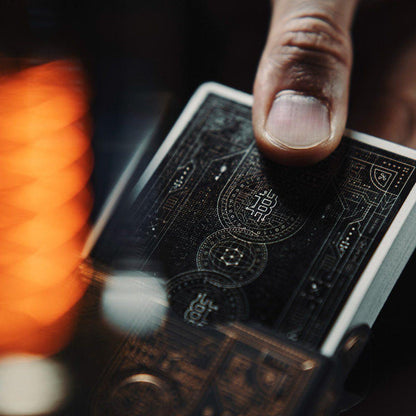 Bitcoin (Black) Playing Cards by Patrick Kun