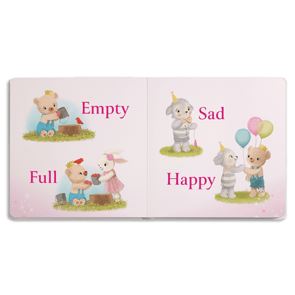 Bitty’s™ Bear Friend & Opposites All Around Board Book