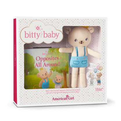 Bitty’s™ Bear Friend & Opposites All Around Board Book