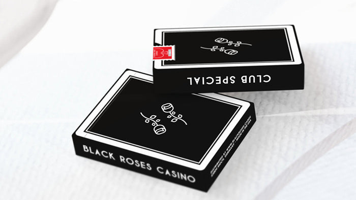 Black Roses Casino Playing Cards Playing Cards by Daniel Schneider