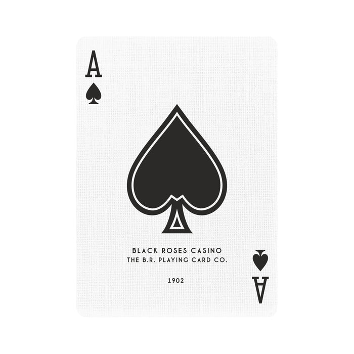 Black Roses Casino Playing Cards Playing Cards by Daniel Schneider