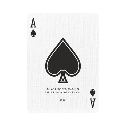 Black Roses Casino Playing Cards Playing Cards by Daniel Schneider