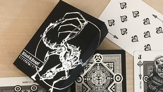 Blood and Beast (Silver) Playing Cards* Playing Cards by RarePlayingCards.com