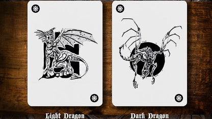 Blood and Beast (Silver) Playing Cards* Playing Cards by RarePlayingCards.com