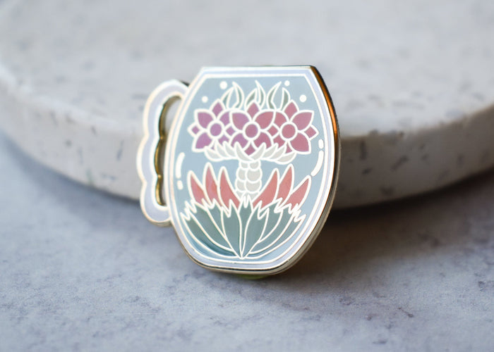 Blooming Tea Enamel Pin