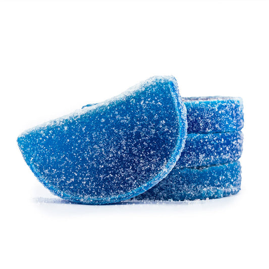 Blue Raspberry Fruit Slices - 5lb