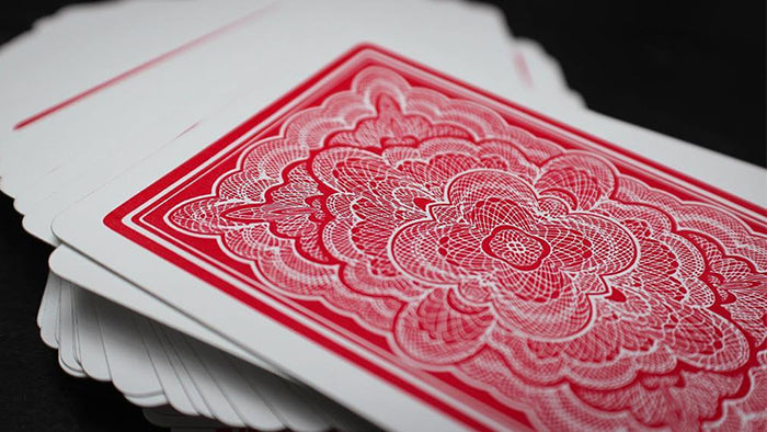 Blue Ribbon (Red) Playing Cards by US Playing Card Co.
