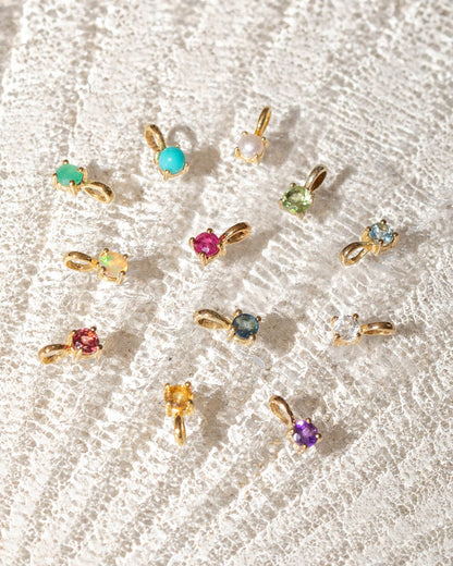 Blue Sapphire Birthstone Charm