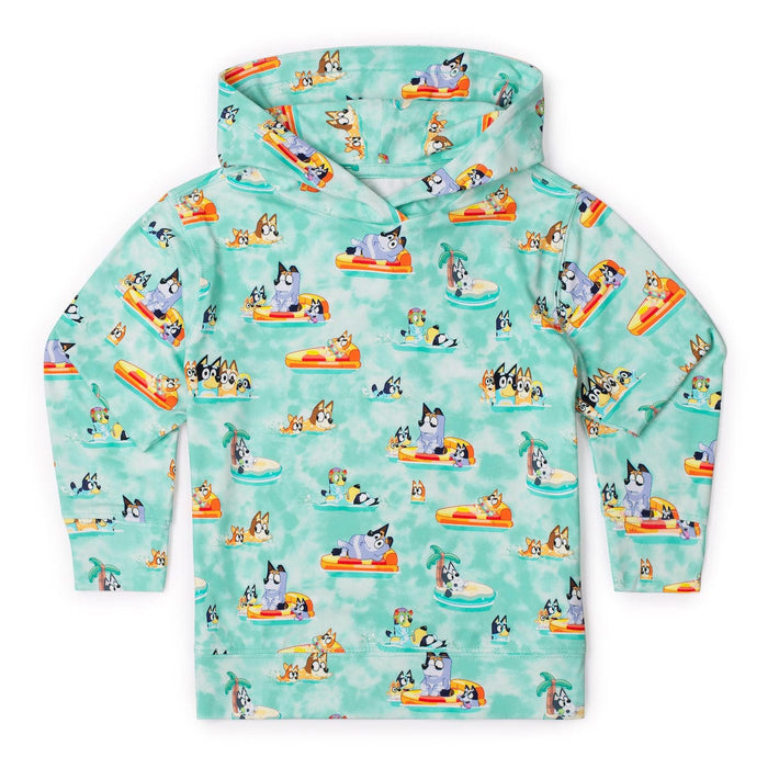 RSVLTS 2T Bluey Preschooler Performance Hoodie Bluey "Everybody in the Pool" – Preschooler Performance Hoodie