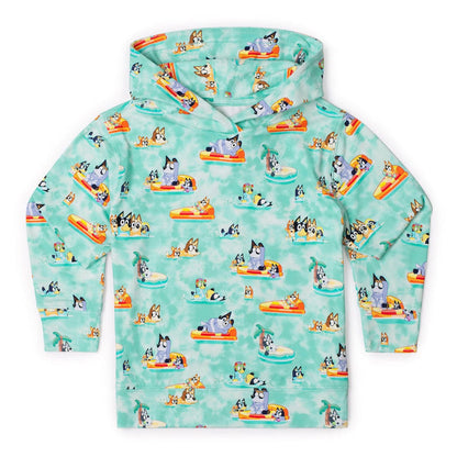 RSVLTS 2T Bluey Preschooler Performance Hoodie Bluey "Everybody in the Pool" – Preschooler Performance Hoodie
