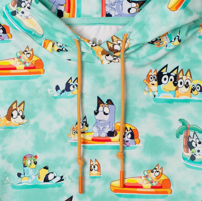 RSVLTS Bluey Youth Performance Hoodie Bluey "Everybody in the Pool" – Youth Performance Hoodie
