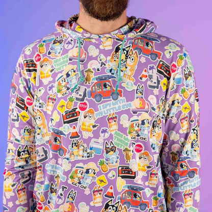 RSVLTS Bluey Performance Hoodie Bluey "Let's Motor" – Performance Hoodie
