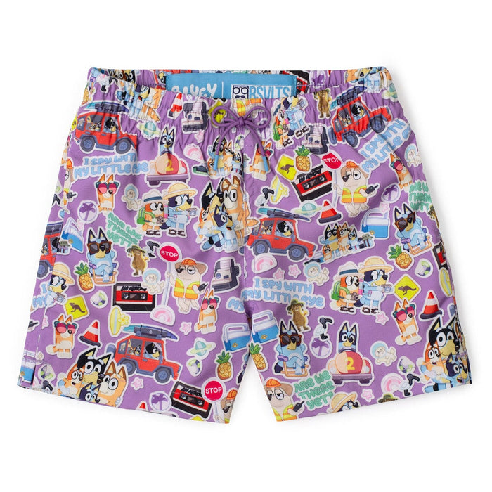 RSVLTS XS Bluey Youth Hybrid Shorts Bluey "Let's Motor" – Youth Hybrid Shorts
