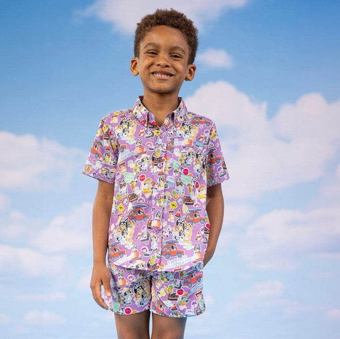 RSVLTS RSVLTS Bluey Series 2 "Road Trip" Youth _ KUNUFLEX Short Sleeve Shirt